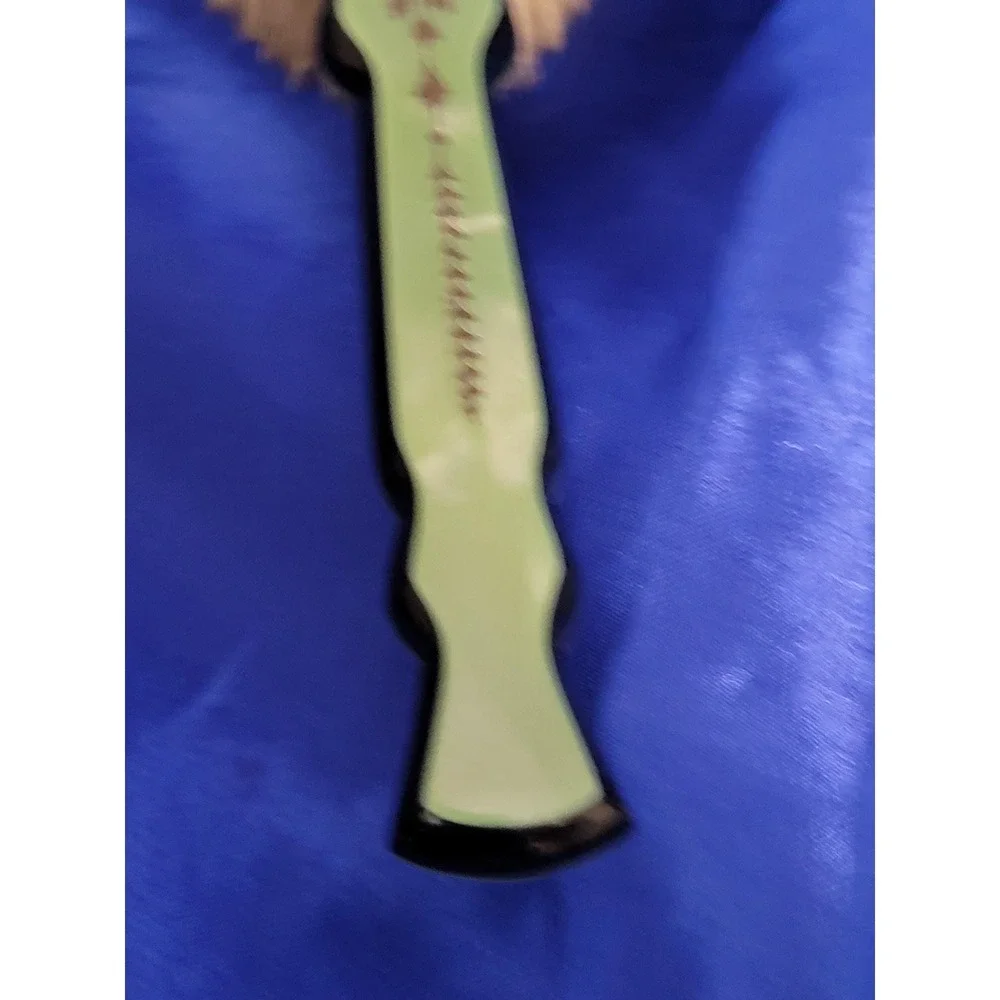 Art Nouveau Celluloid Brush and Mirror